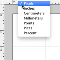 ruler shortcut photoshop